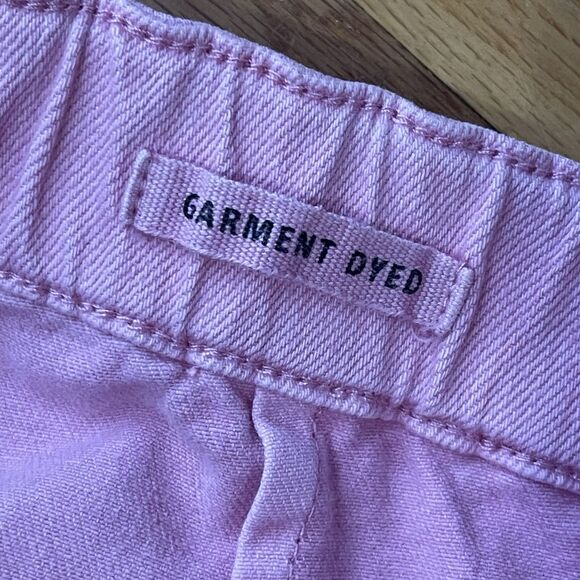 JUDY BLUE High Rise Garment Dyed Denim Joggers Size 16W Pink Casual Pants - Picture 8 of 11